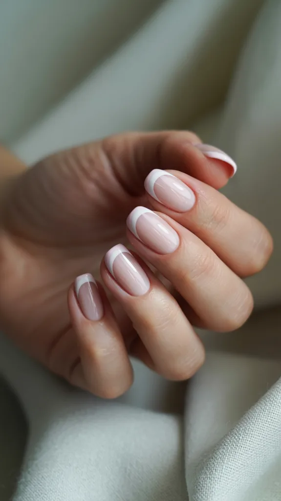 Orosz manikűr francia stílusban