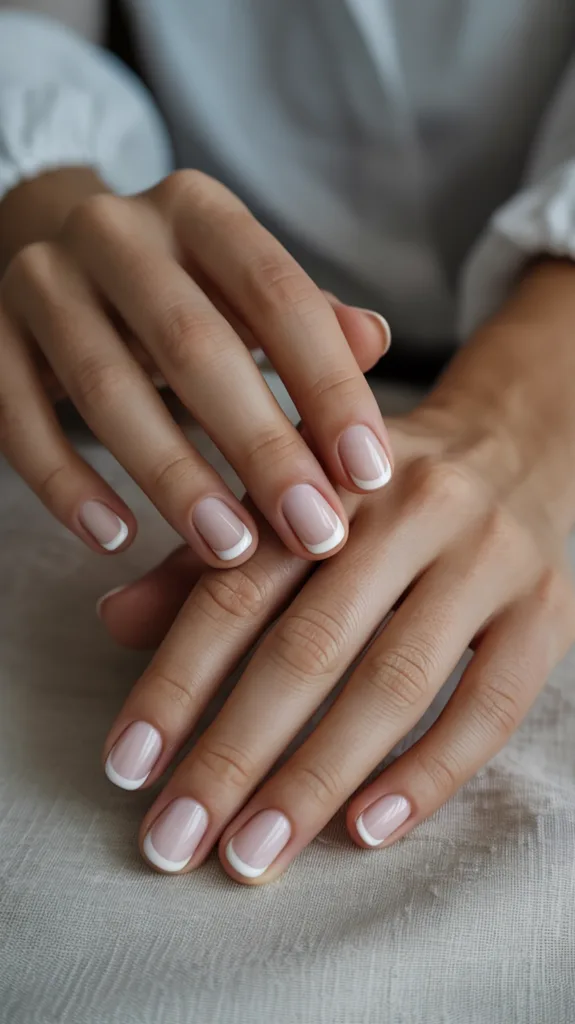 Orosz manikűr francia stílusban