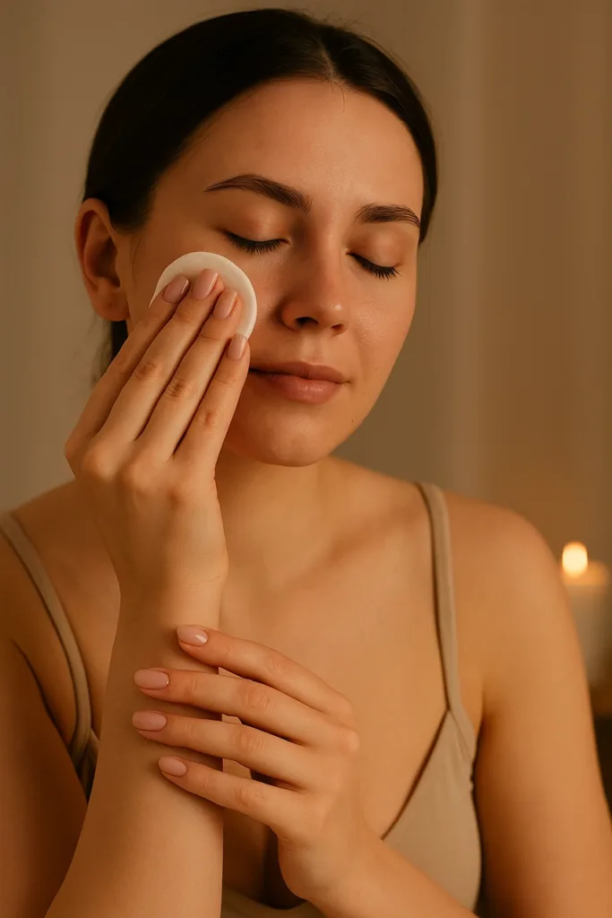 szépségápolási rutin – esti sminkeltávolítás