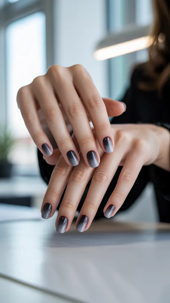 Fekete körmök, lenyűgöző trend